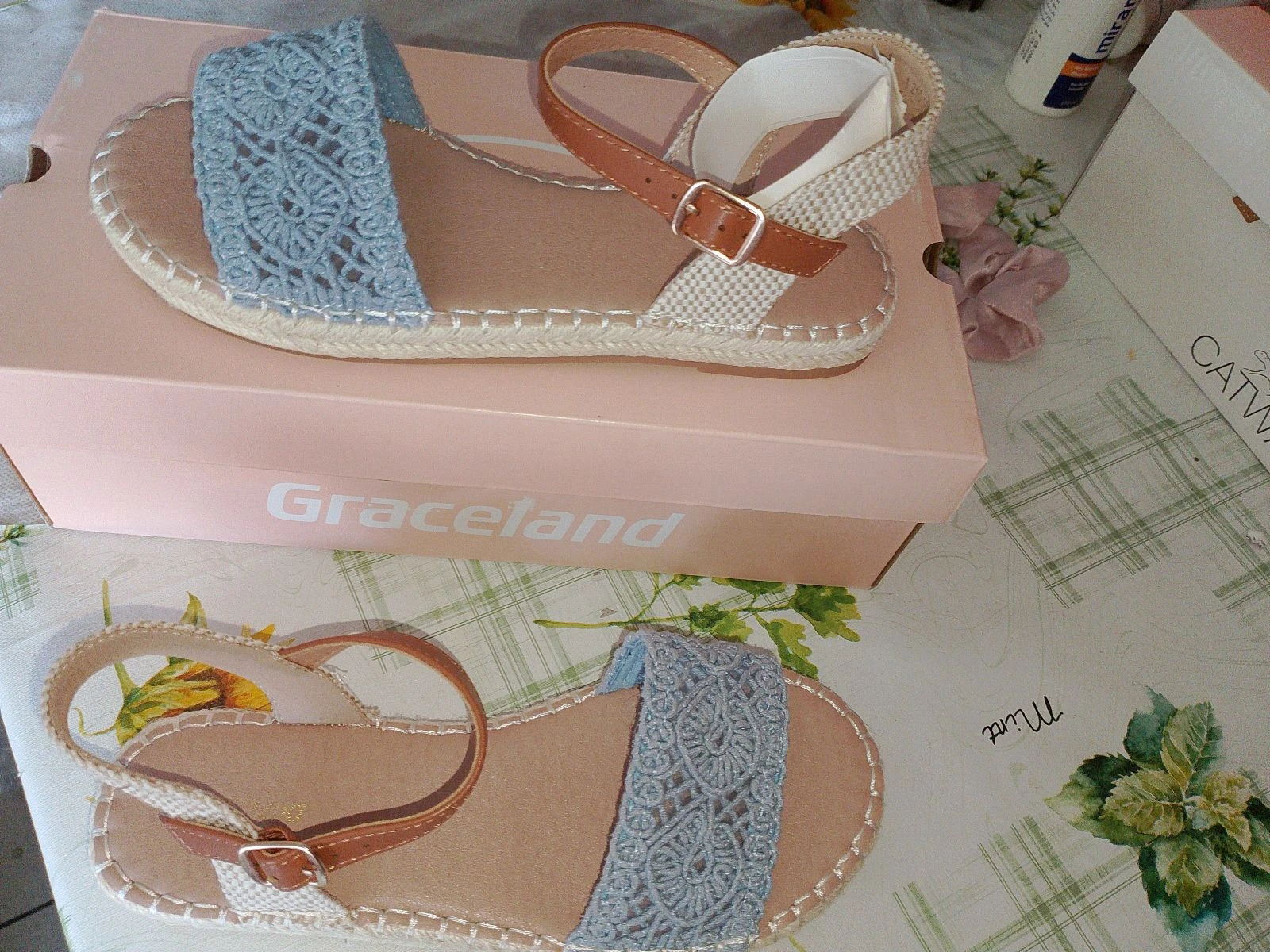Sandálias espadrilles Graceland Estilo Bohème – Tamanho 36 – Novas ! – photo 3